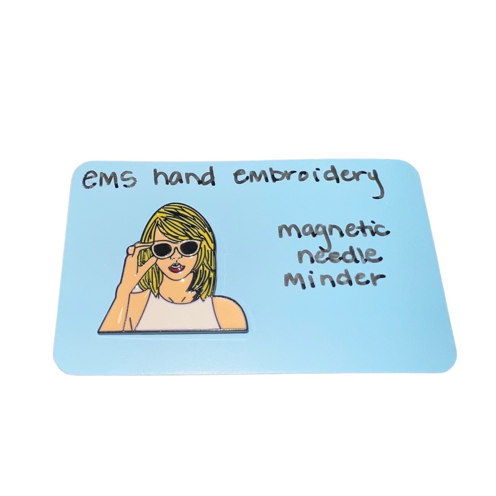 Stylish Girl Magnetic Needle Minder Handmade